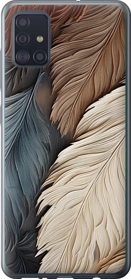 Чехол на Samsung Galaxy A51 2020 A515F Листья в стиле бохо