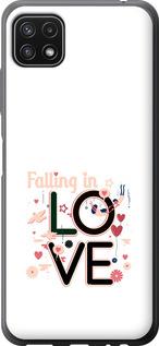 Чехол на Samsung Galaxy A22 5G A226B falling in love