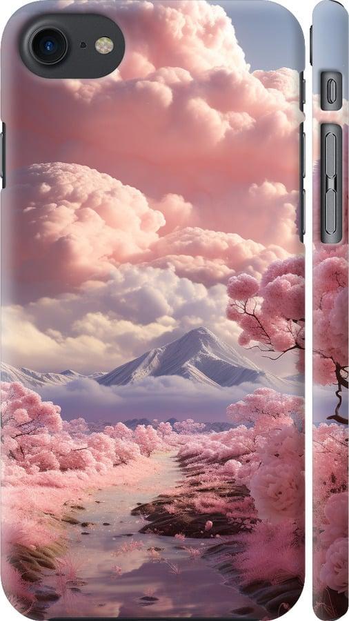 Чехол на iPhone 7 Розовые облака