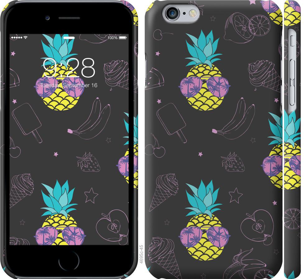 Чехол на iPhone 6s Summer ananas