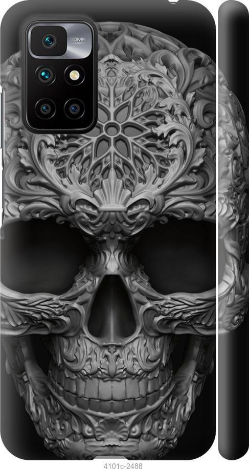 Чехол на Xiaomi Redmi 10 skull-ornament