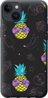 Чехол на iPhone 14 Plus Summer ananas