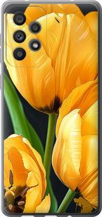 Чехол на Samsung Galaxy A73 A736B Желтые тюльпаны