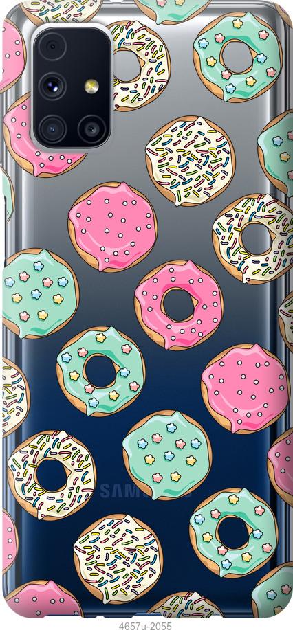 Чехол на Samsung Galaxy M31s M317F Пончики 1