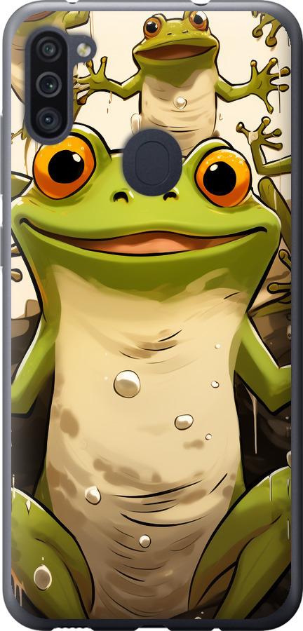 Чехол на Samsung Galaxy A11 A115F Веселая жаба