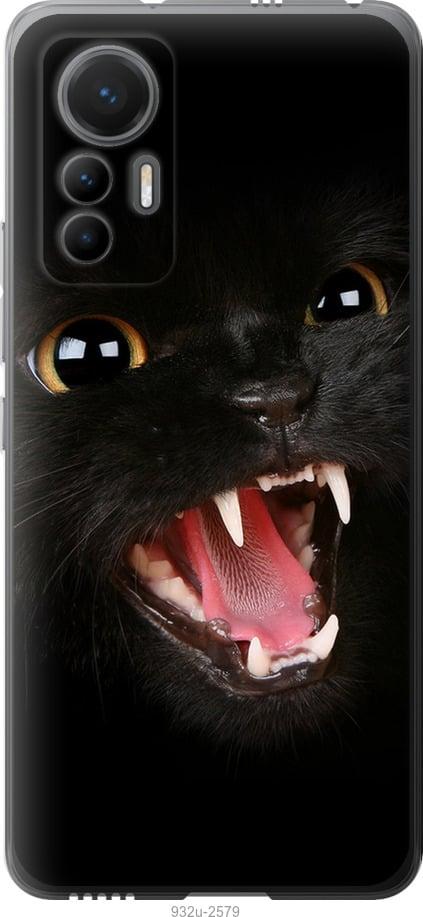 Чехол на Xiaomi 12 Lite Чёрная кошка