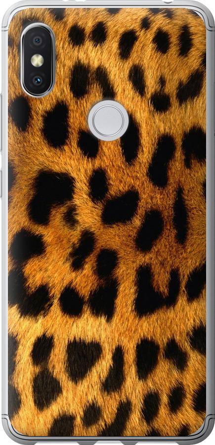 Чехол на Xiaomi Redmi S2 Шкура леопарда