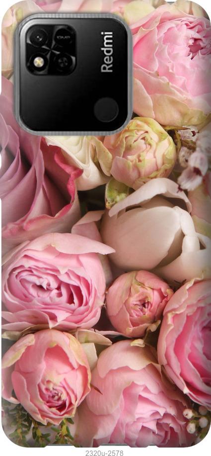 Чехол на Xiaomi Redmi 10A Розы v2