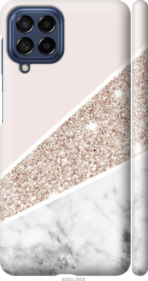 Чехол на Samsung Galaxy M53 M536B Пастельный мрамор