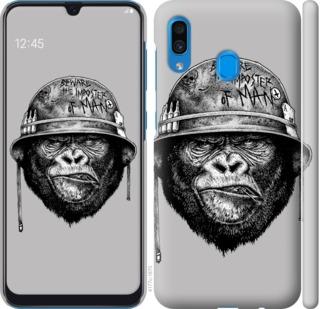 Чехол на Samsung Galaxy A20 2019 A205F military monkey