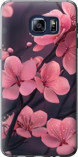 Чехол на Samsung Galaxy S6 Edge Plus G928 Пурпурная сакура