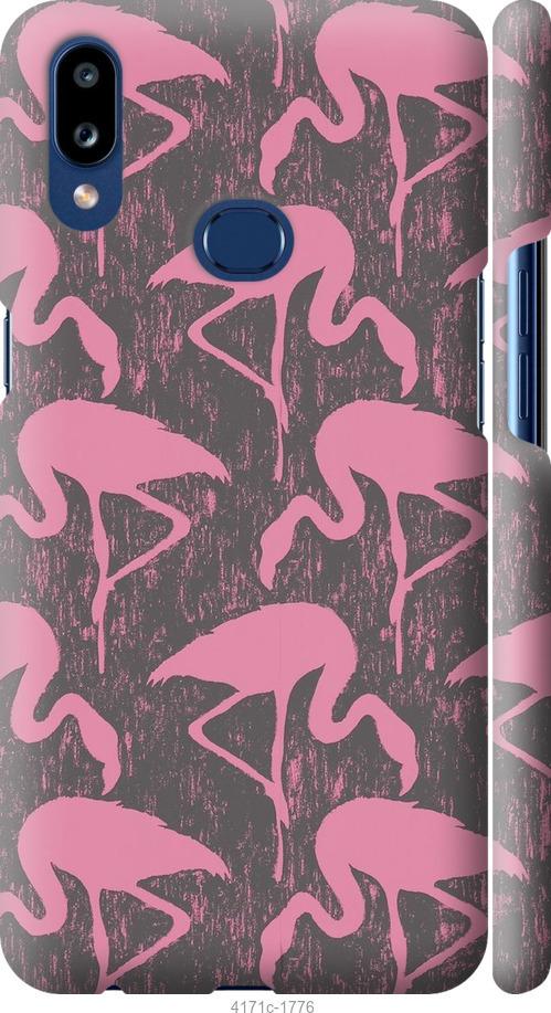 Чехол на Samsung Galaxy A10s A107F Vintage-Flamingos