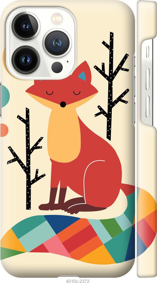 Чехол на iPhone 13 Pro Rainbow fox