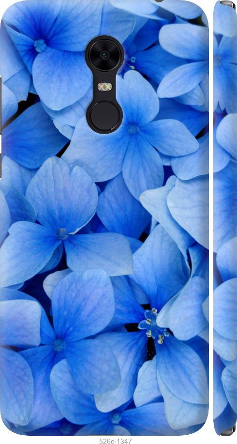 Чехол на Xiaomi Redmi 5 Plus Синие цветы