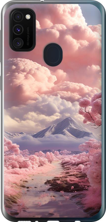 Чехол на Samsung Galaxy M30s 2019 Розовые облака