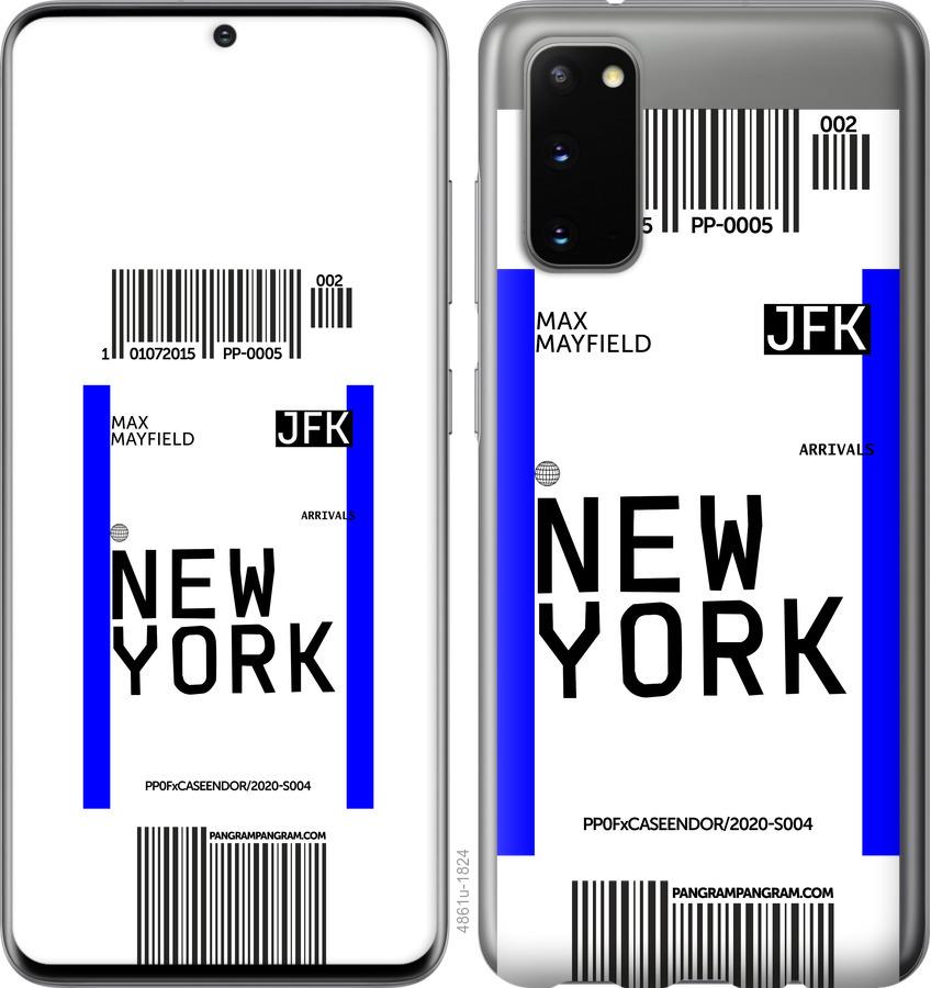 Чехол на Samsung Galaxy S20 New York