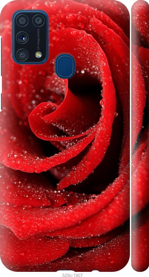 Чехол на Samsung Galaxy M31 M315F Красная роза