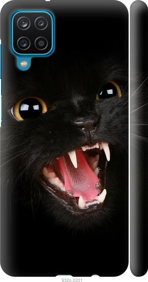 Чехол на Samsung Galaxy A12 A125F Чёрная кошка
