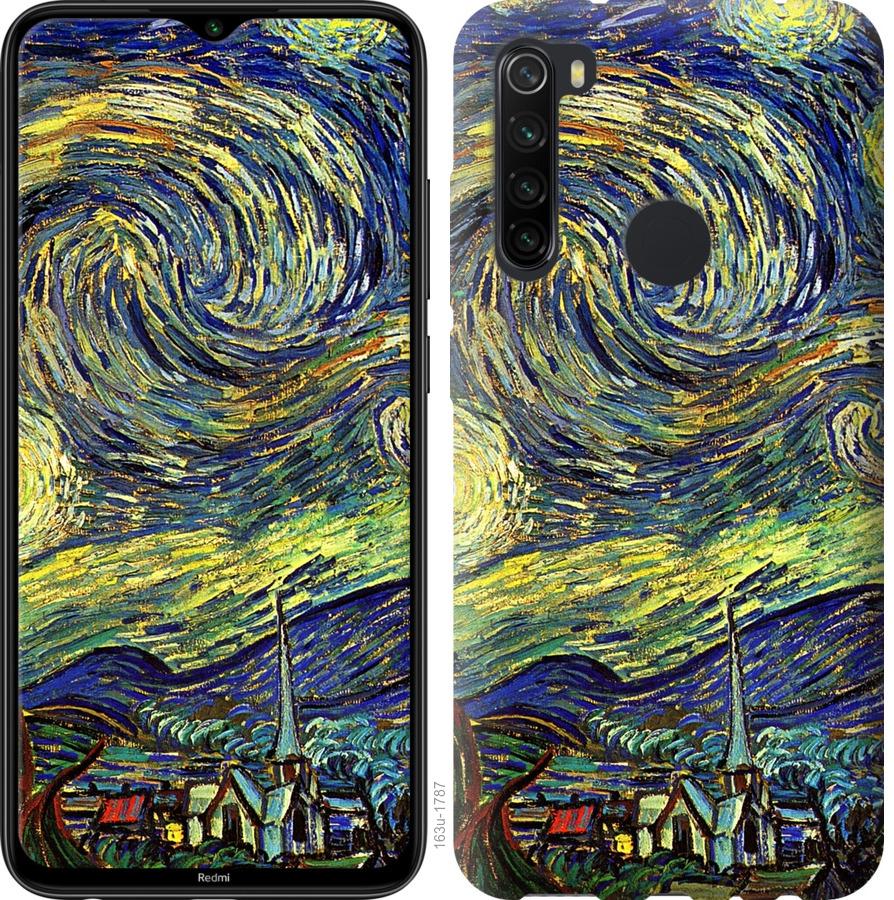 Чехол на Samsung Galaxy A21 Винсент Ван Гог. Звёздная ночь