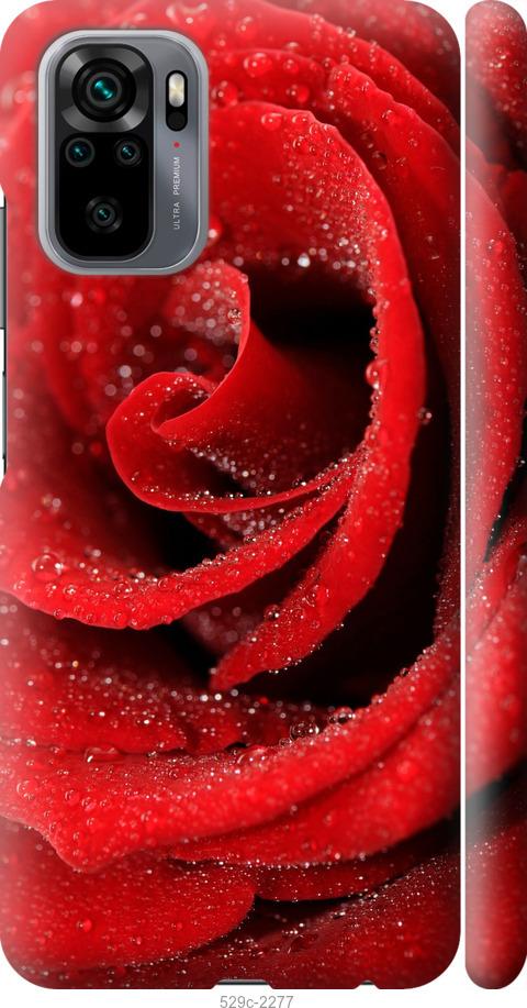 Чехол на Xiaomi Redmi Note 10 Красная роза