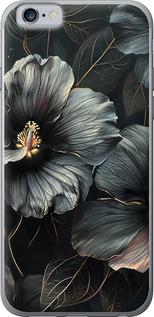 Чехол на iPhone 6s Черные цветы