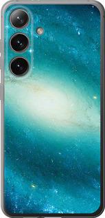 Чехол на Samsung Galaxy S24 Голубая галактика