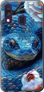 Чехол на Samsung Galaxy A40 2019 A405F Blue Snake