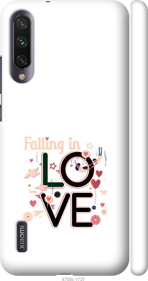 Чехол на Xiaomi Mi A3 falling in love