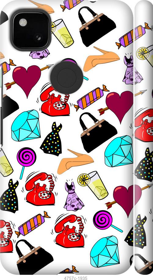 Чехол на Google Pixel 4A stickers