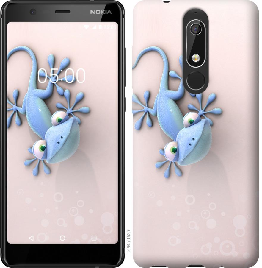 Чехол на Nokia 5.1 Геккончик