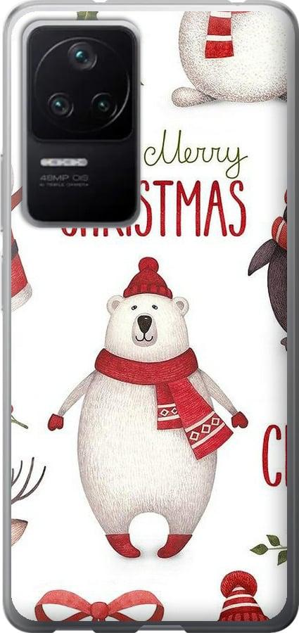 Чехол на Xiaomi Redmi K40S Merry Christmas