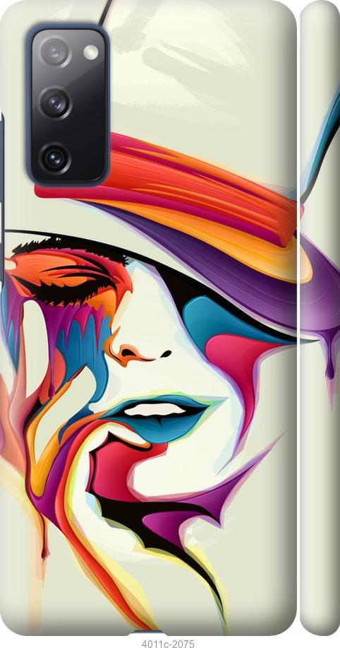 Чехол на Samsung Galaxy S20 FE G780F Красочная женщина в шляпе
