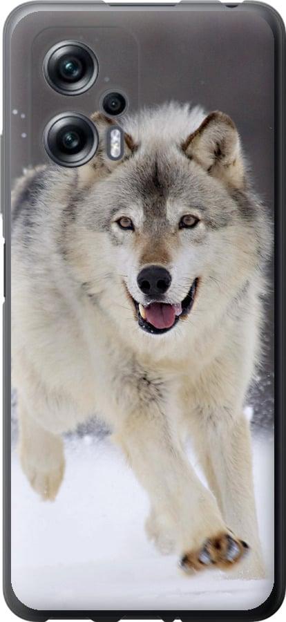 Чехол на Xiaomi Redmi Note 11T Pro Бегущий волк
