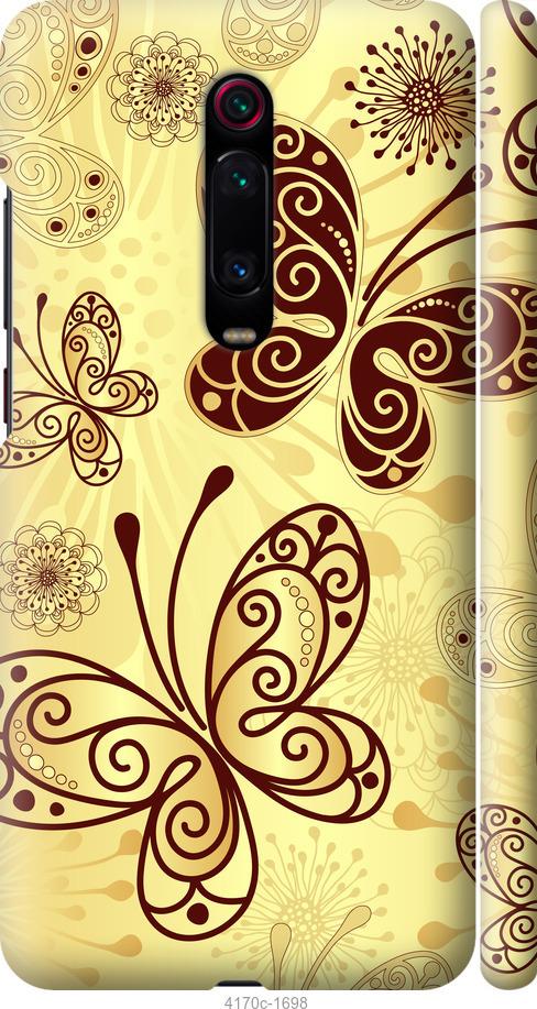 Чехол на Xiaomi Redmi K20 Pro Красивые бабочки