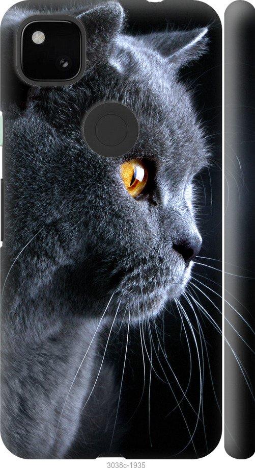 Чехол на Google Pixel 4A Красивый кот