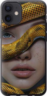 Чехол на iPhone 12 Mini Объятия змеи