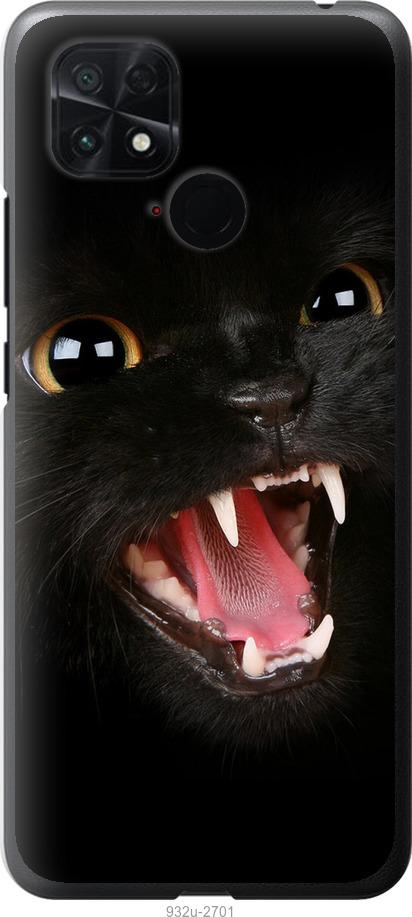 Чехол на Xiaomi Poco C40 Чёрная кошка