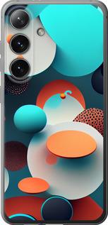 Чехол на Samsung Galaxy S24 Горошек абстракция
