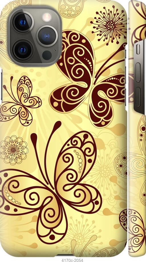 Чехол на iPhone 12 Pro Max Красивые бабочки