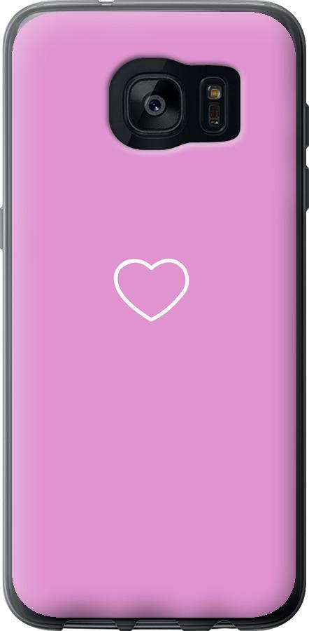 Чехол на Samsung Galaxy S7 Edge G935F Сердце 2