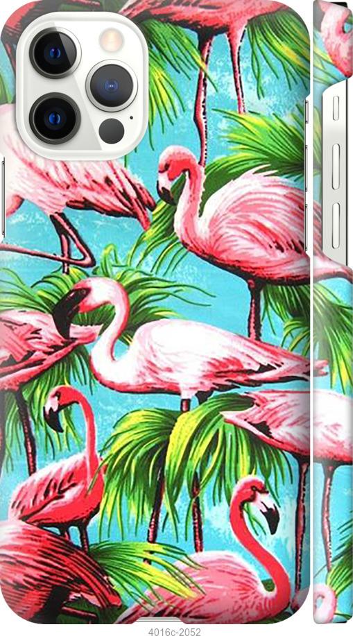 Чехол на iPhone 12 Tropical background