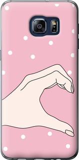 Чехол на Samsung Galaxy S6 Edge Plus G928 Половинка сердца