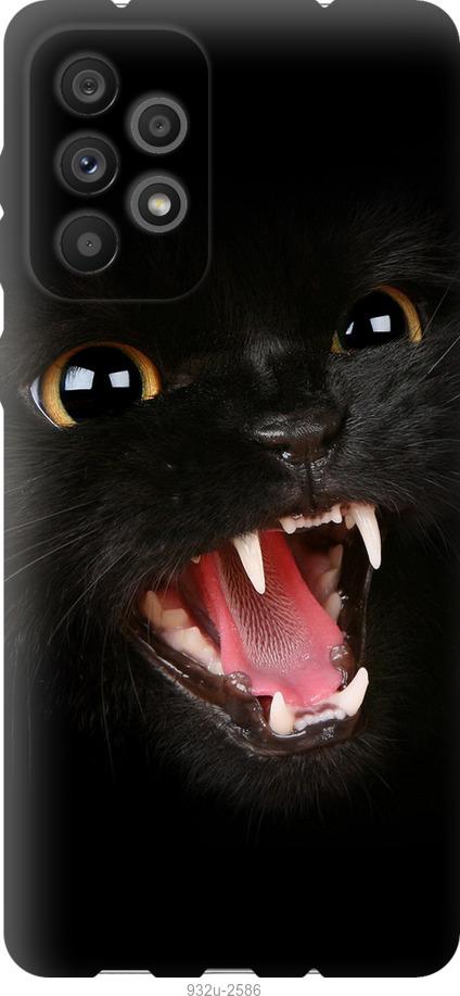 Чехол на Samsung Galaxy A73 A736B Чёрная кошка