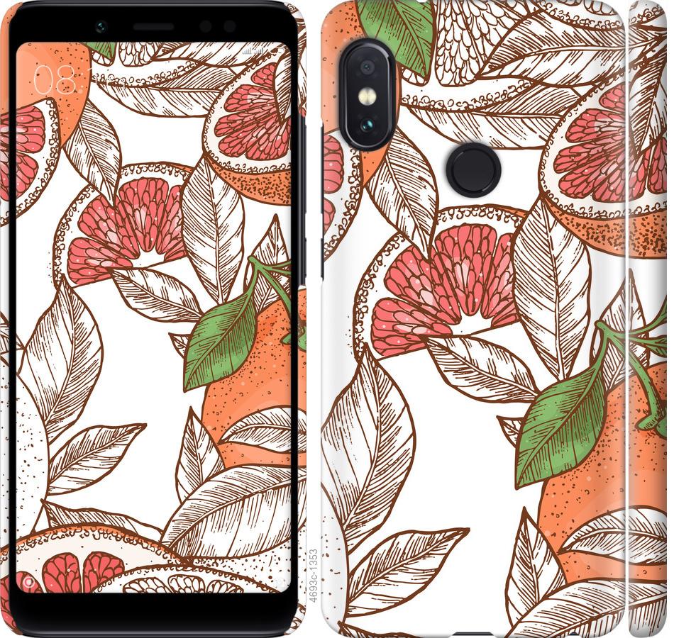 Чехол на Xiaomi Redmi Note 5 Pro Апельсины