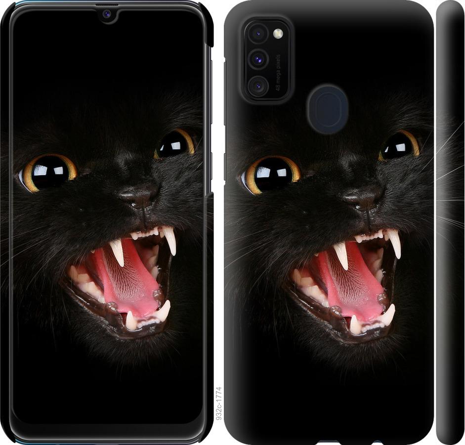 Чехол на Samsung Galaxy M30s 2019 Чёрная кошка