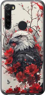 Чехол на Xiaomi Redmi Note 8 Рубиновый орел