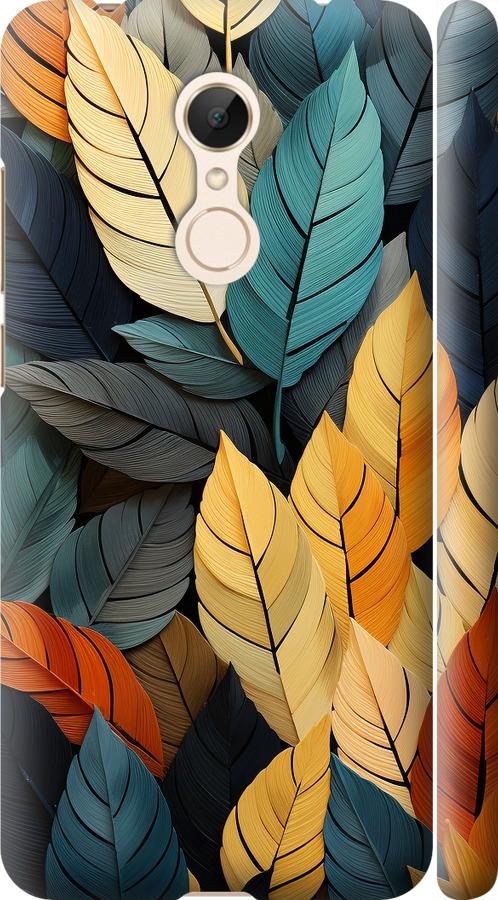 Чехол на Xiaomi Redmi 5 Кольорове листя