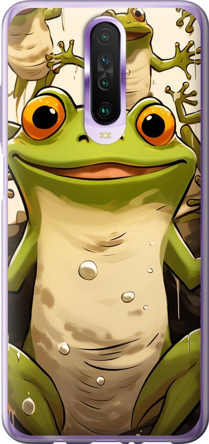 Чехол на Xiaomi Redmi K30 Веселая жаба