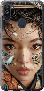 Чехол на Samsung Galaxy A11 A115F Взгляд души самурая