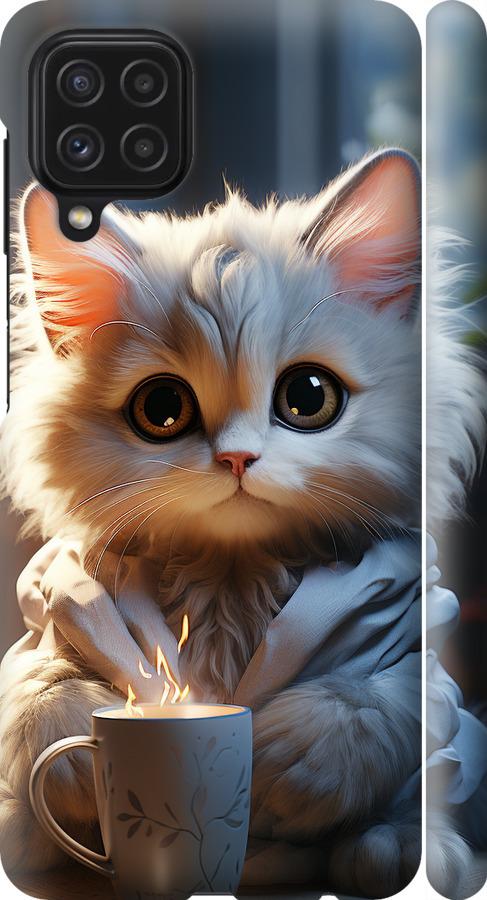 Чехол на Samsung Galaxy A22 A225F White cat
